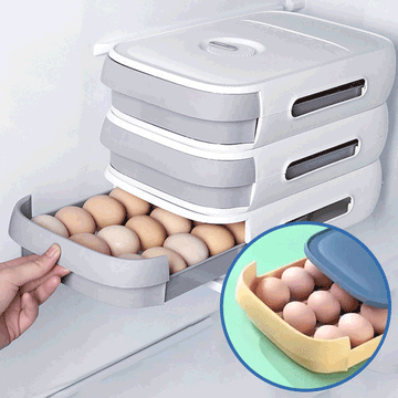 Cutie pentru depozitat oua tip sertar
