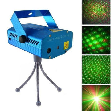 Mini Proiector laser cu 2 diode - rosu si verde