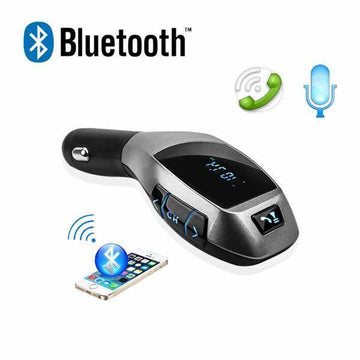 Car Kit Auto Bluetooth cu functie de modulator FM, model X6 + Telecomanda