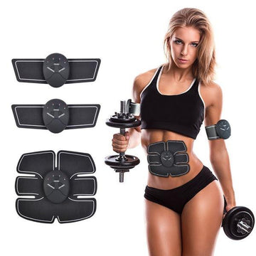 Aparat fitness cu electrostimulare pentru abdomen, brate, talie si picioare